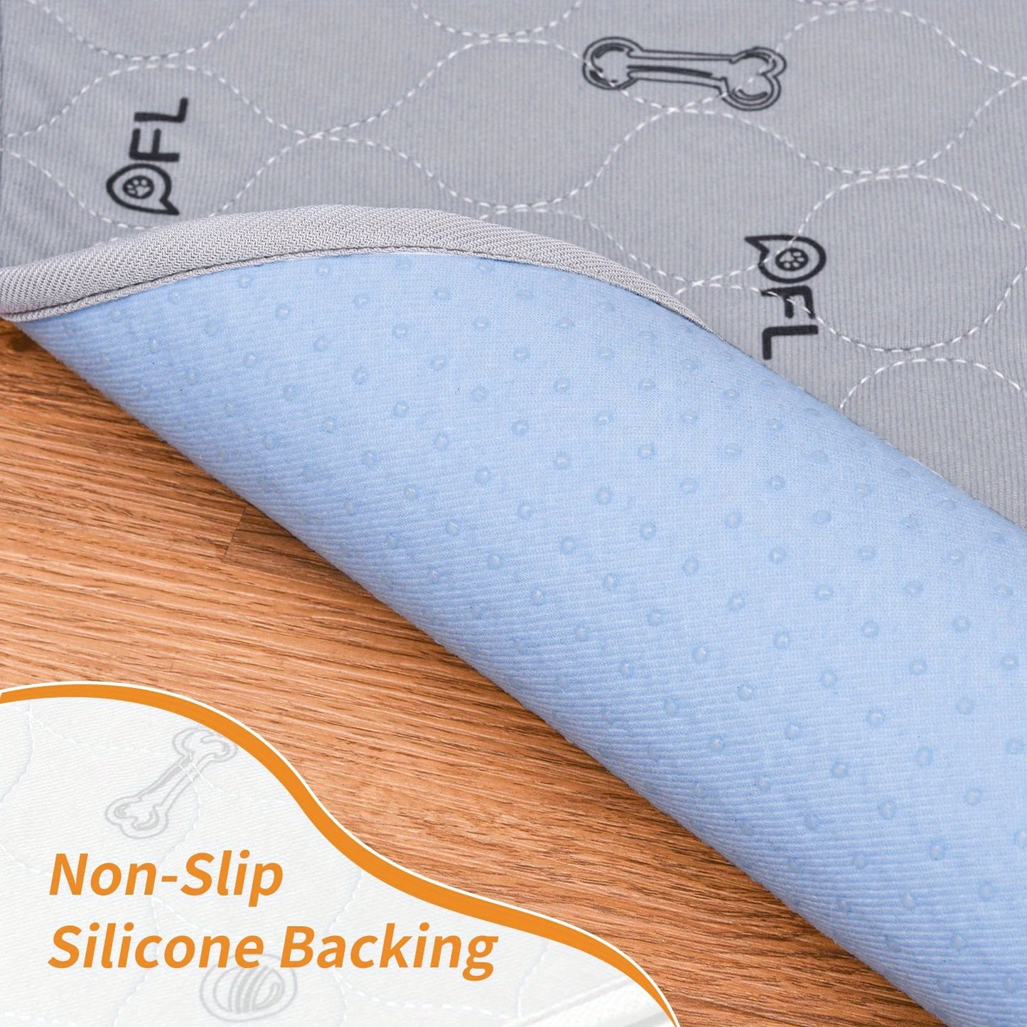 Washable Pee Pads for Dogs, Absorbent Non-Slip Puppy Pads