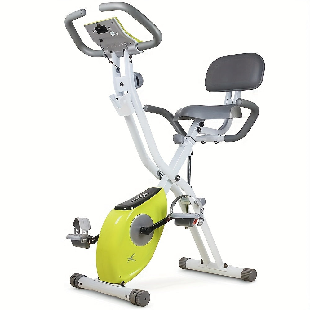 Leikefitness Folding Exercise Bike for Home Workouts