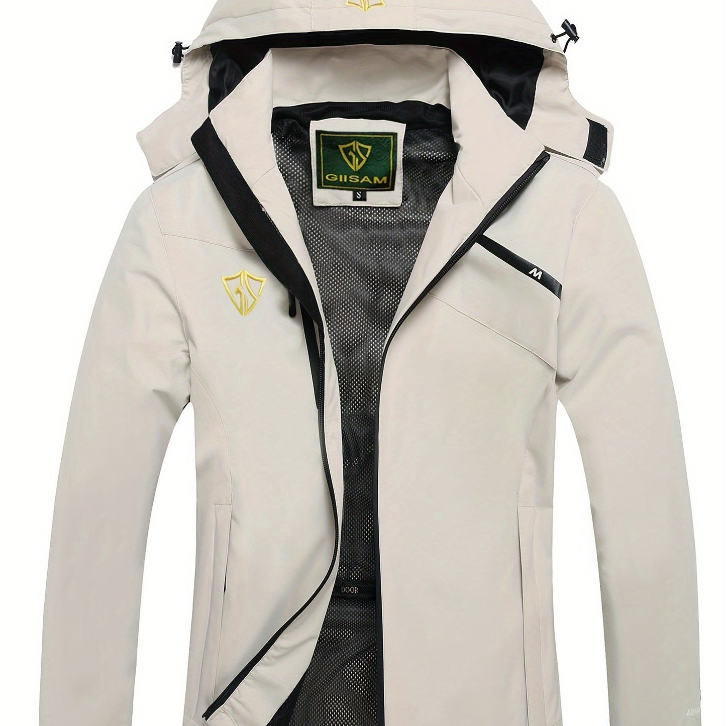 Rain Jacket Women Lightweight High Quality Windbreaker Hooded Zip Raincoat with Pockets Active Travel Outdoor Fashion