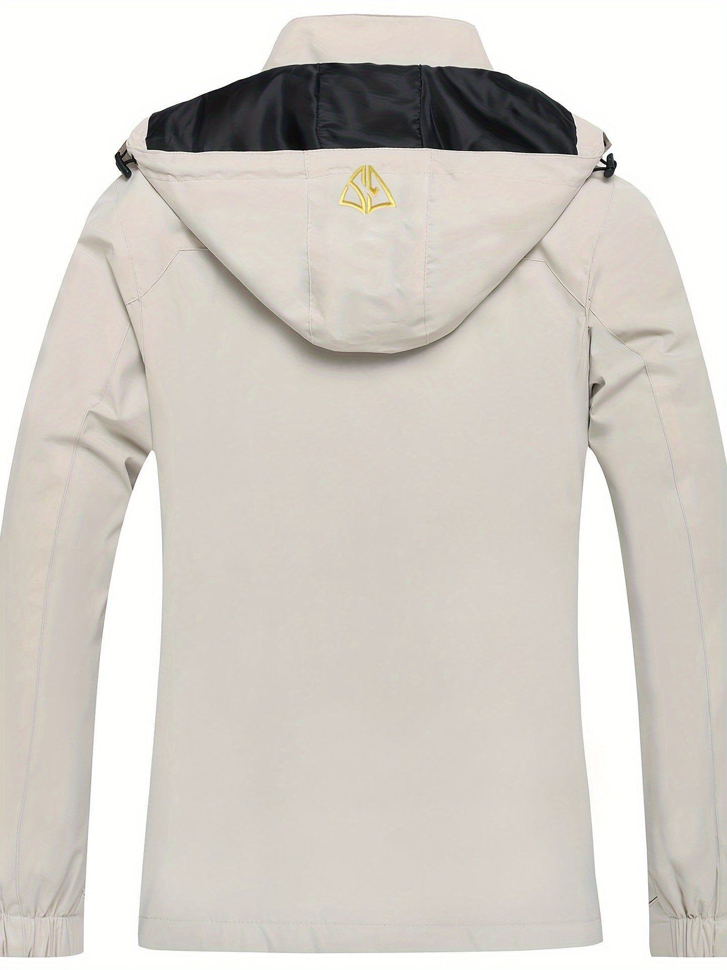 Rain Jacket Women Lightweight High Quality Windbreaker Hooded Zip Raincoat with Pockets Active Travel Outdoor Fashion