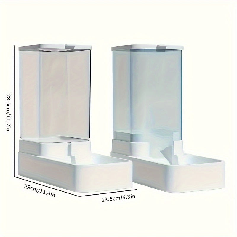 Automatic Gravity Dog & Cat Feeder and Water Dispenser Set