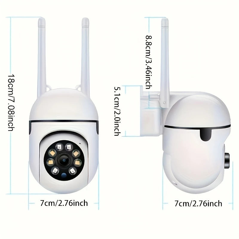 BoyKeep Indoor Outdoor WiFi Security Camera 1080P 2 Way Audio