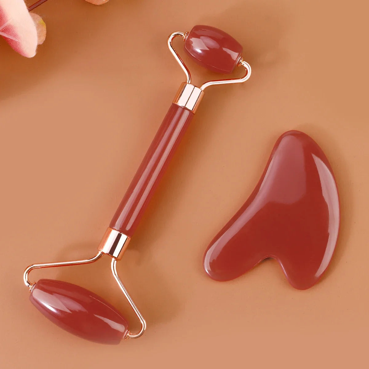 RANCAI Gua Sha Massage Roller Set Face And Neck Lifting