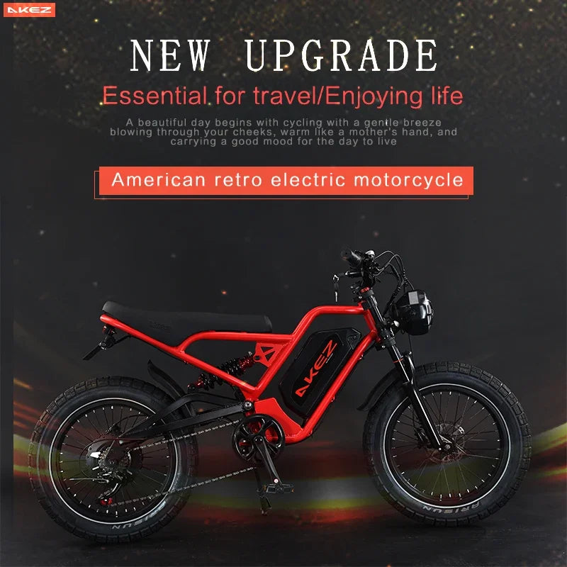 1500W Motor 52V 25AH Battery Hydraulic Brake E Bike Fat Tire