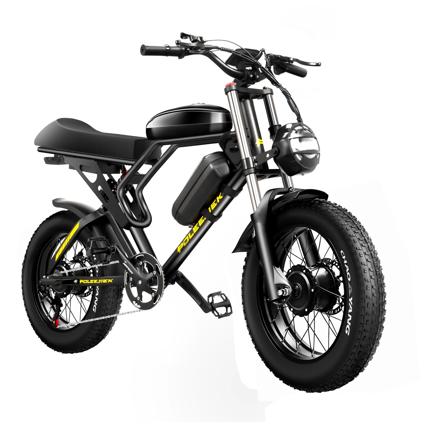 4500W 40MPH Electric Bike with 25.6Ah Battery 20 Inch by 4 Inch Fat Tire Ebike for Adults 100 Miles Range