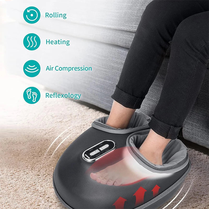 Nekteck Foot Massager Heating Therapy Air Compression Shiatsu