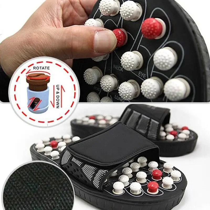 Acupoint Massage Therapy Slippers Unisex Medical Feet Massaging Shoes