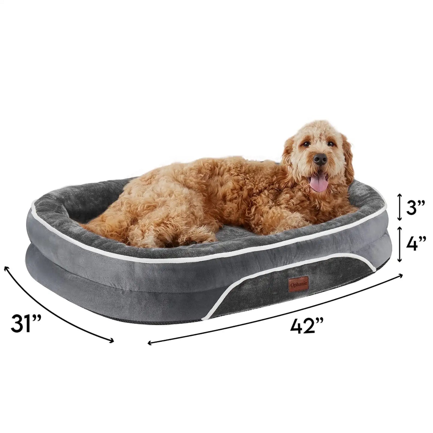 Ophanie Luxury Pet Orthopedic Sofa Bed Removable Cover