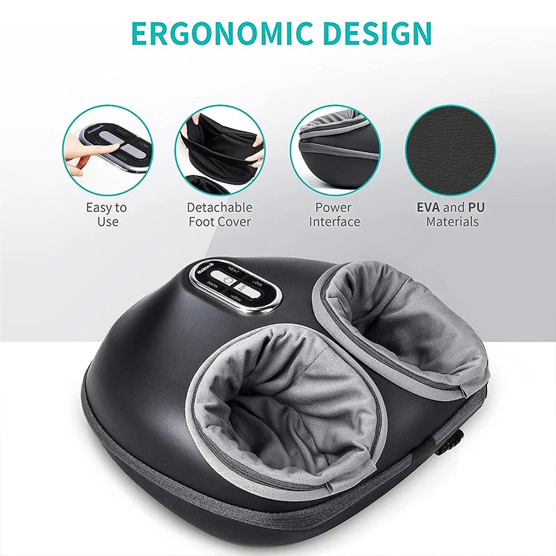 Nekteck Foot Massager Heating Therapy Air Compression Shiatsu