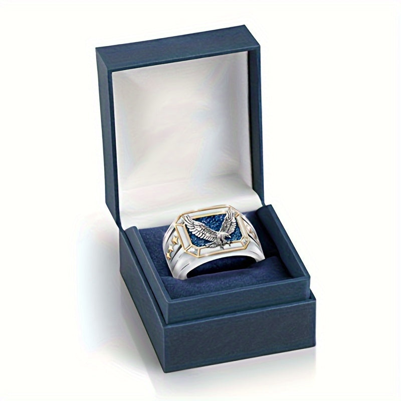 Two Tone Eagle Rings For Men New Fashion Punk Style