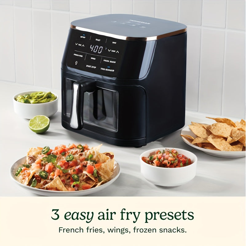 8.0-Quart Large Capacity Air Fryer with Smart Cook Program