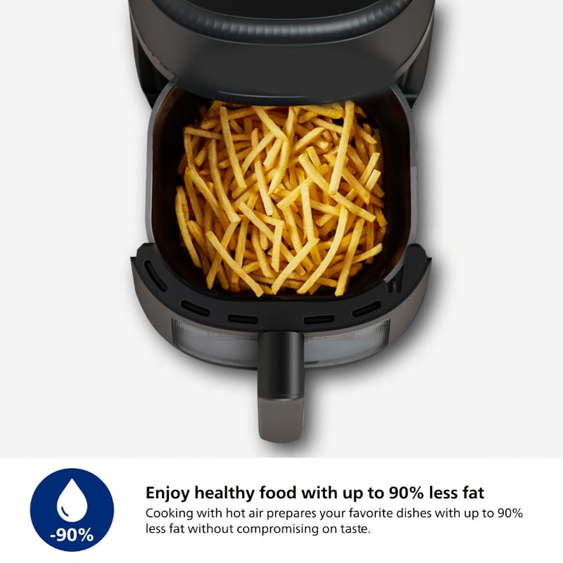 1300W Large Capacity Air Frying Oven With Advanced Touch Control Panel - Healthy Cooking Made Easy With Rapid Results And Minimal Oil