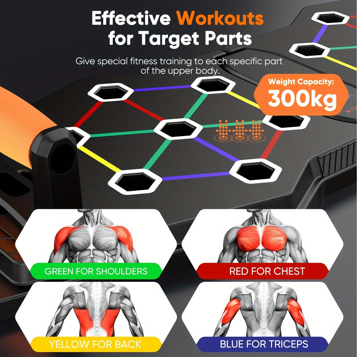 Foldable Push Up Board, 25-In-1 Multifunction Gym Equipment