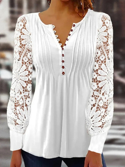 Women'S T-Shirt Long Sleeve Crewneck Slim Fit Top Streetwear