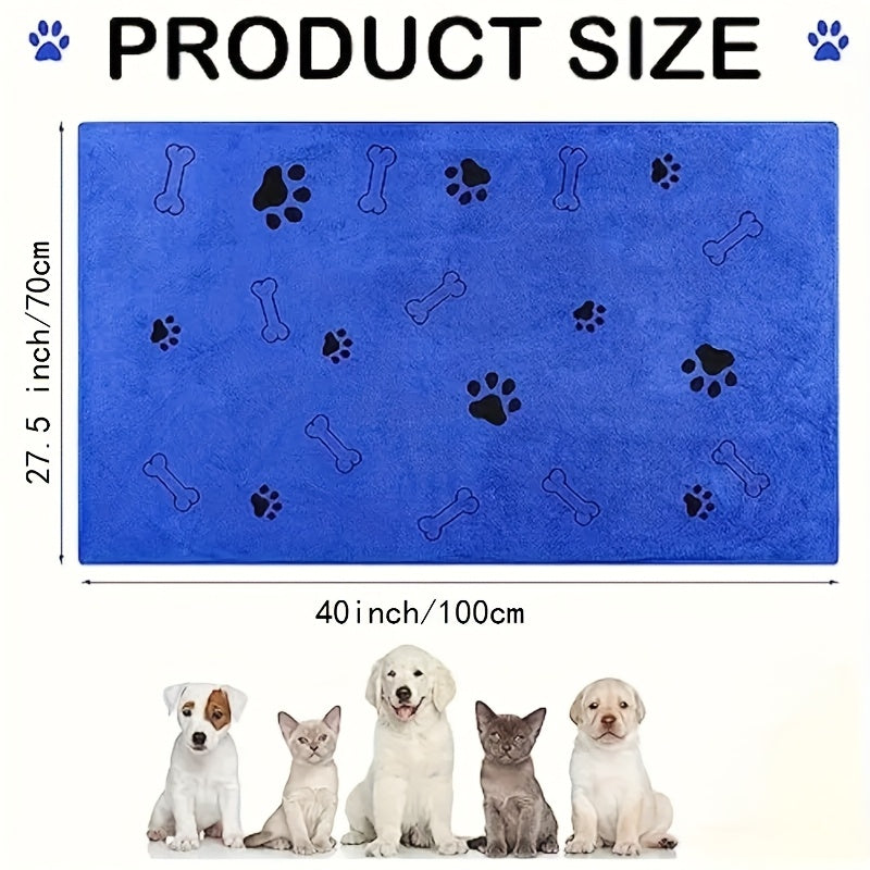One Pet Bath Towel Quick Drying Absorbent For Dogs Cats