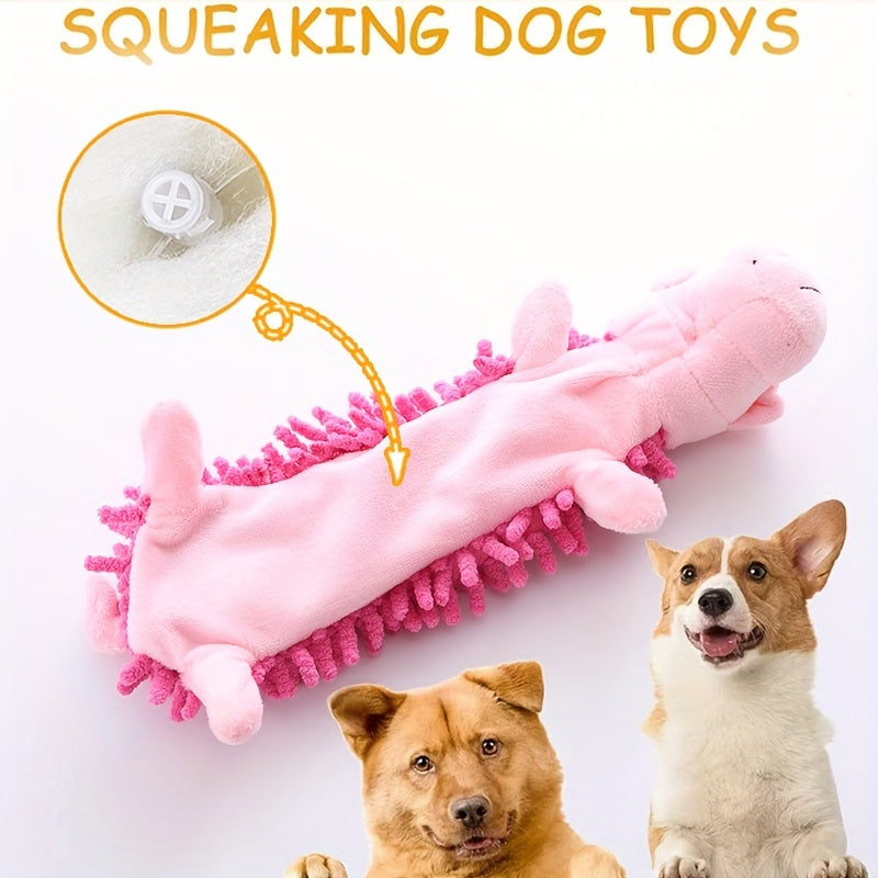 6 Pack Durable Pet Squeak Toys No Stuffing Plush Dogs Chew Toy for Small Medium Large Breed Chewers Squeaky Interactive Teething Toy Tough Puppy Supplies Best Birthday Gift for Dog Lovers