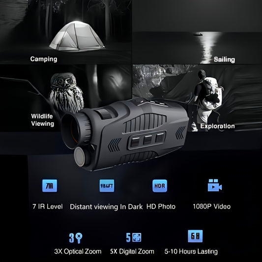 Dynamic Deals Direct 1080P Infrared Night Vision Monocular