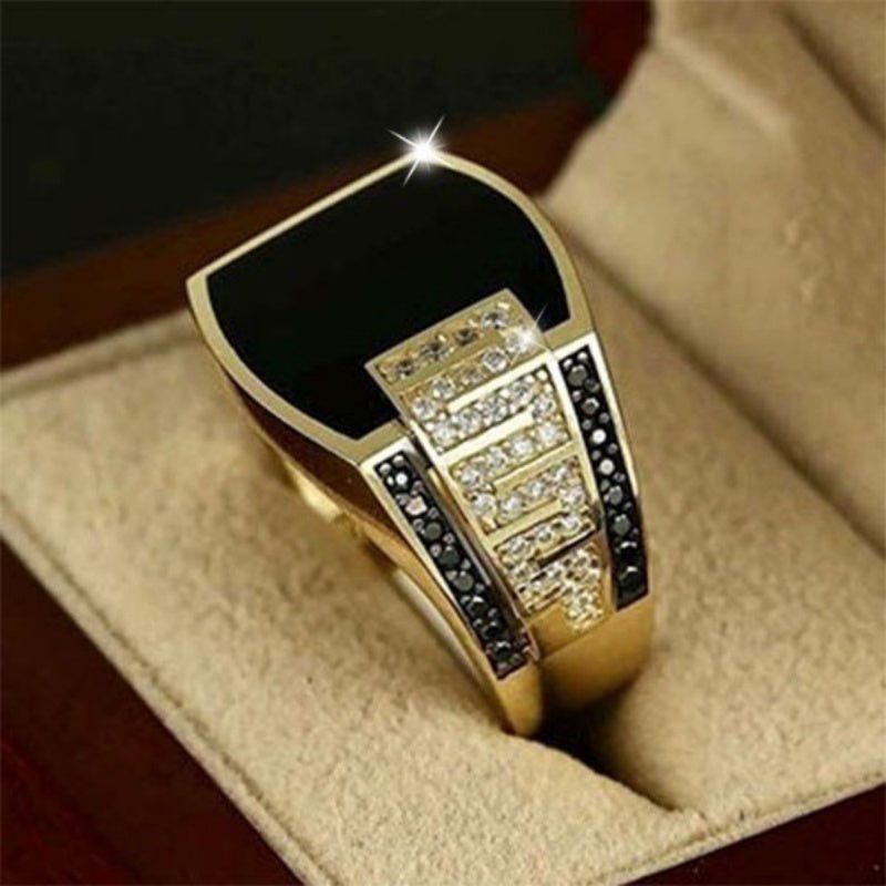 Classic Luxury Men's Ring - Creative Birthday Gift for Friends