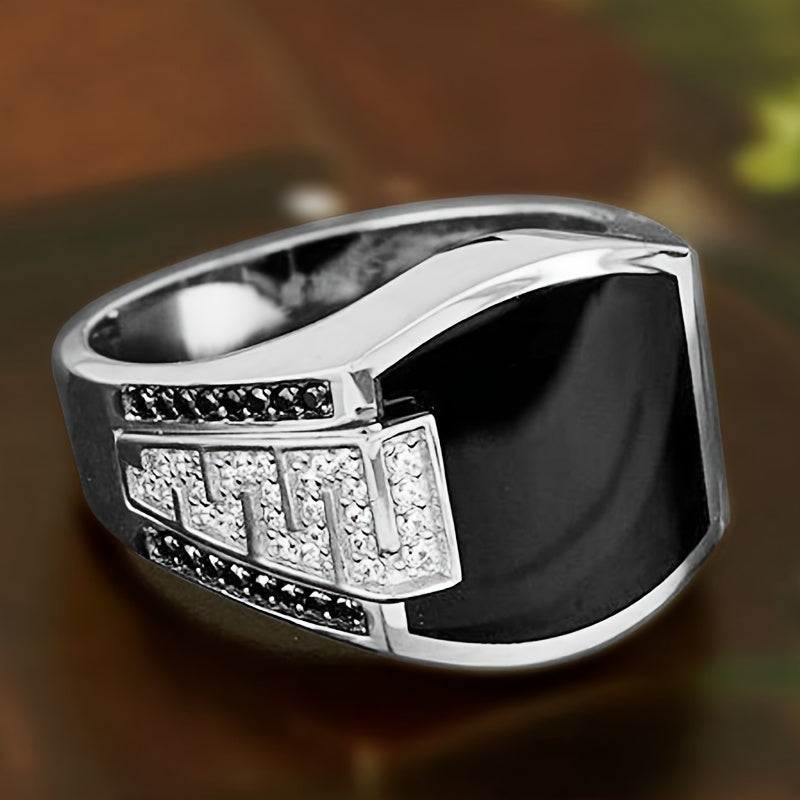 Classic Luxury Men's Ring - Creative Birthday Gift for Friends