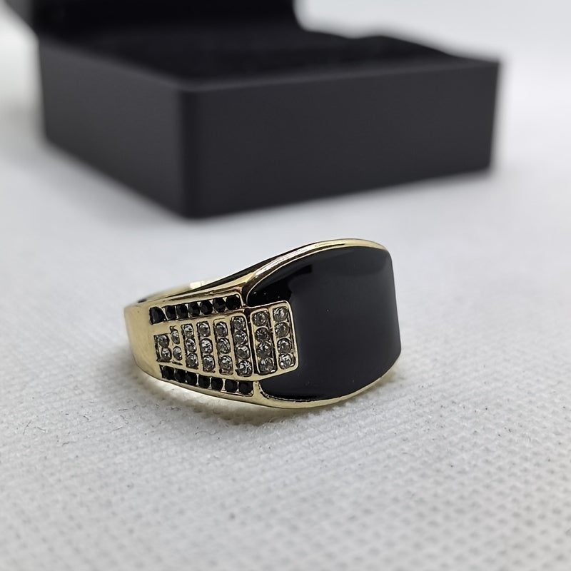 Classic Luxury Men's Ring - Creative Birthday Gift for Friends