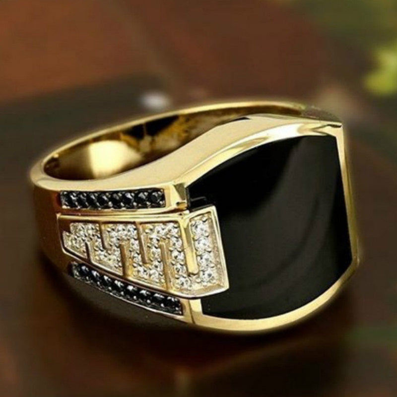 Classic Luxury Men's Ring - Creative Birthday Gift for Friends