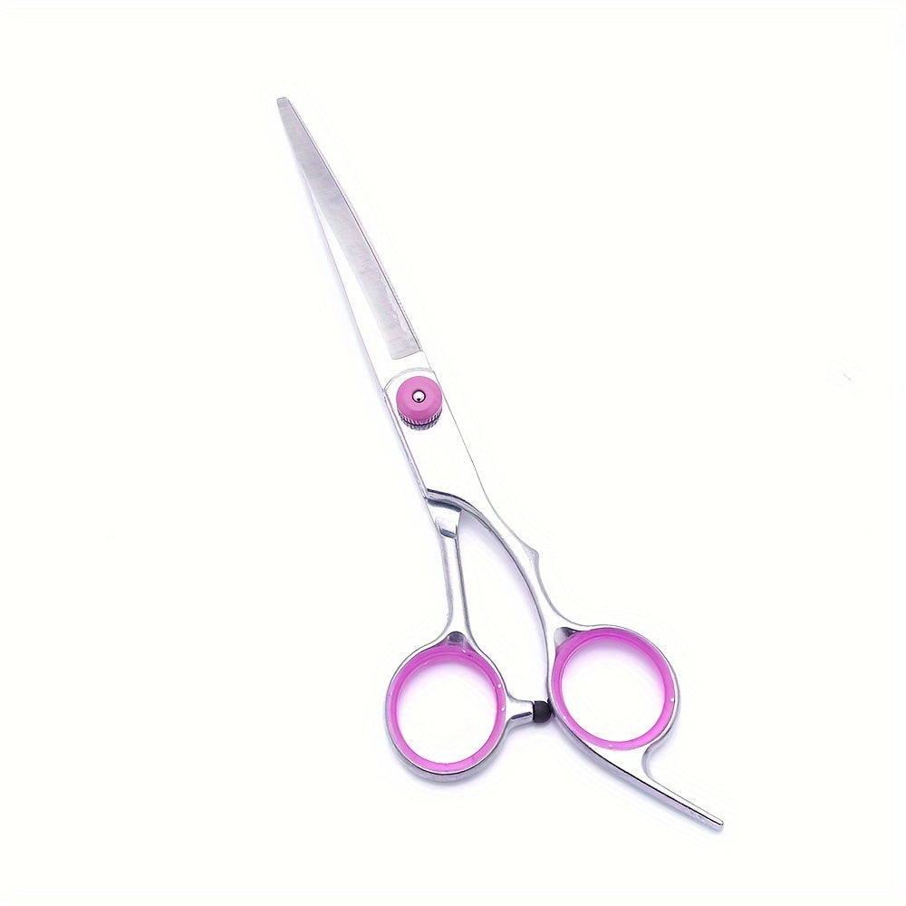 5 in 1 Professional Dog Grooming Scissors Set with Curved Shears and Comb Stainless Steel Right Handed Pet Haircut Kit for Dogs and Cats