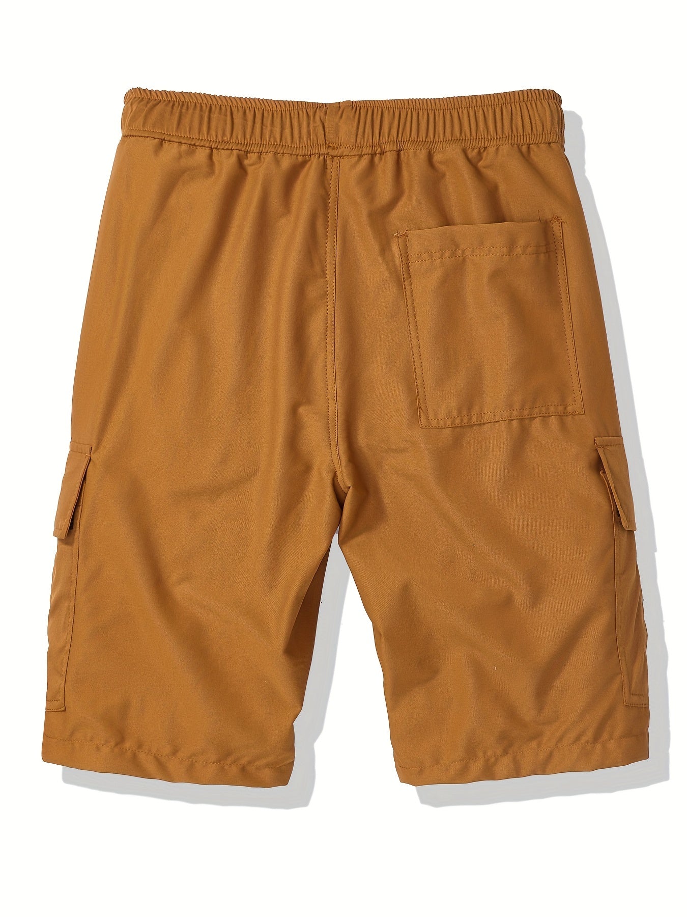 3 Piece Men's Outdoor Cargo Shorts with Adjustable Drawstring Waist and Multiple Pockets Loose Fit Casual Shorts for Hiking Running Spring Summer Fall Black Dark Gray Tan