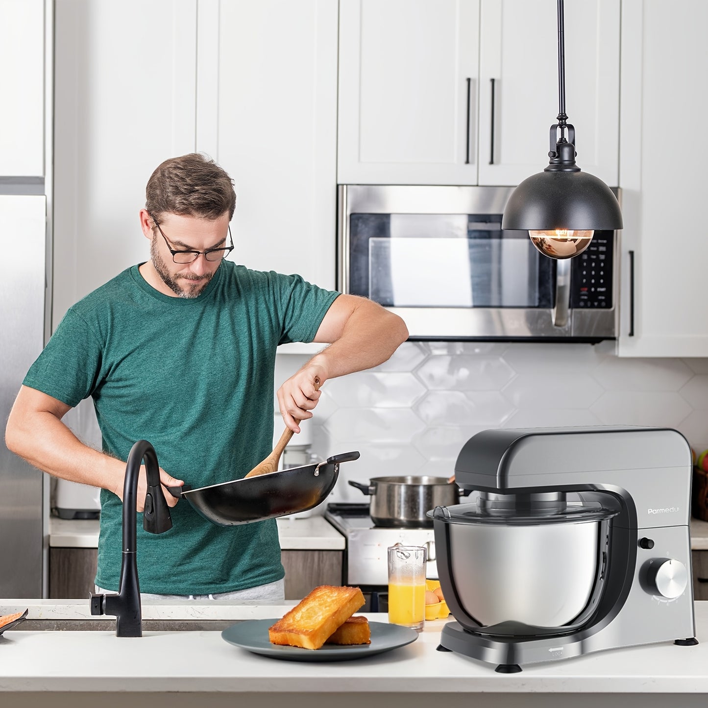 8-Speed Electric Stand Mixer Machine With 4.75QT Bowl