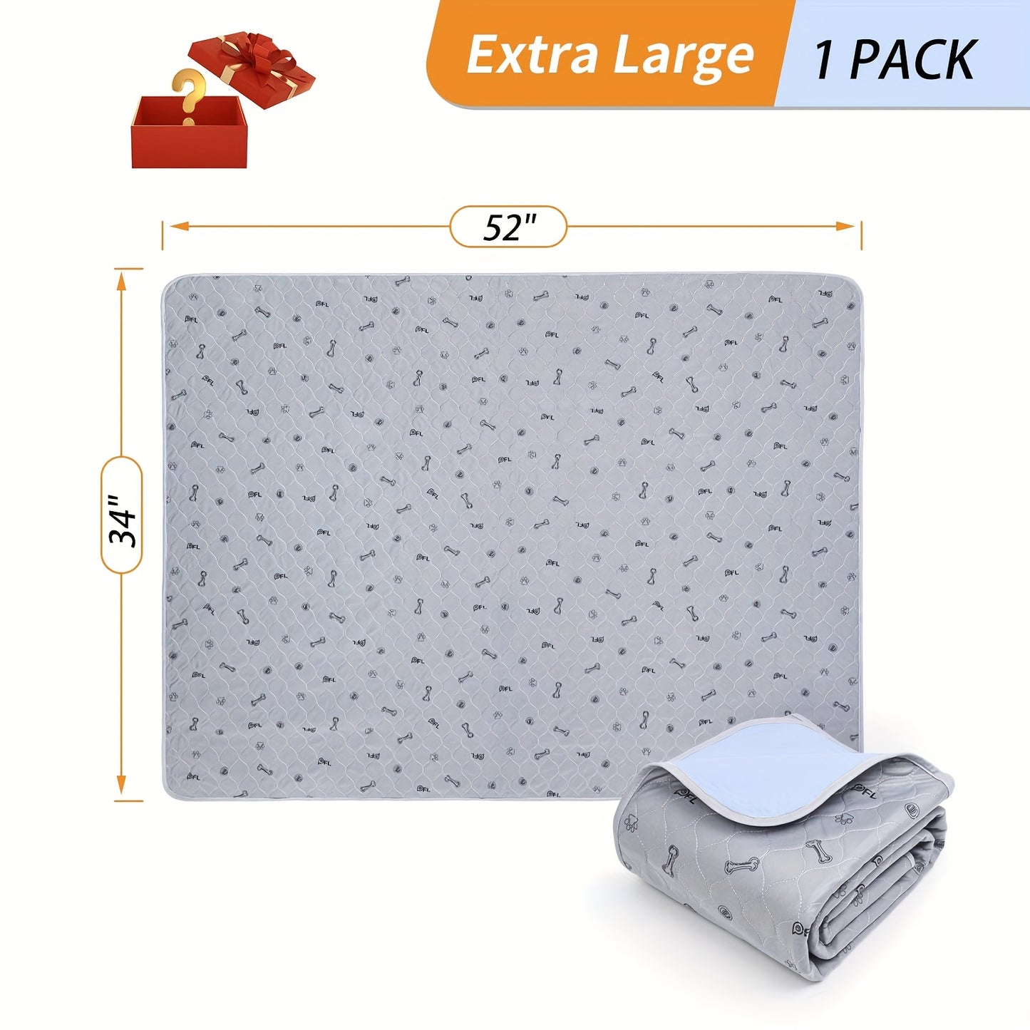 Washable Pee Pads for Dogs, Absorbent Non-Slip Puppy Pads