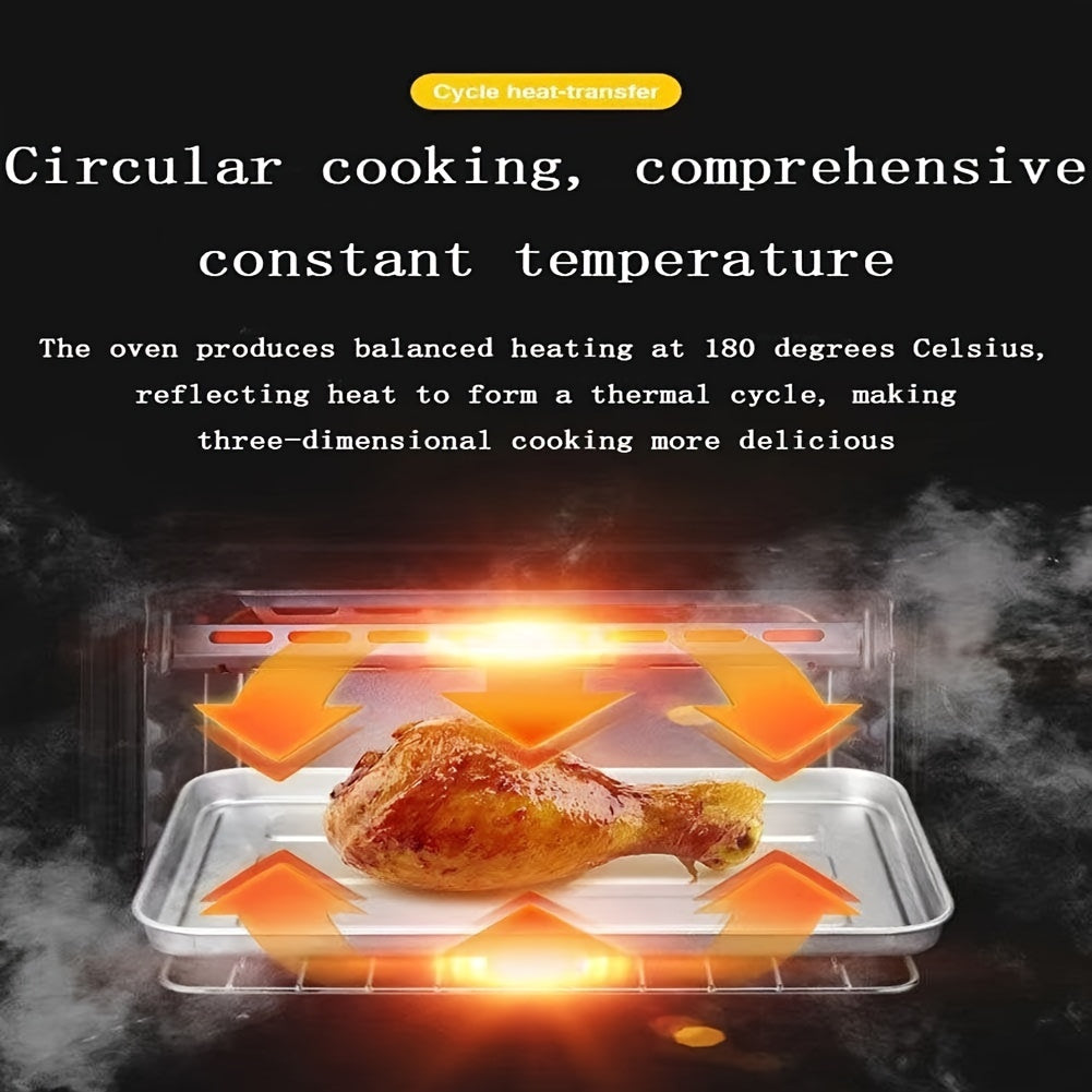 3 In 1 Portable Oven With Coffee Maker And Non-stick Grill