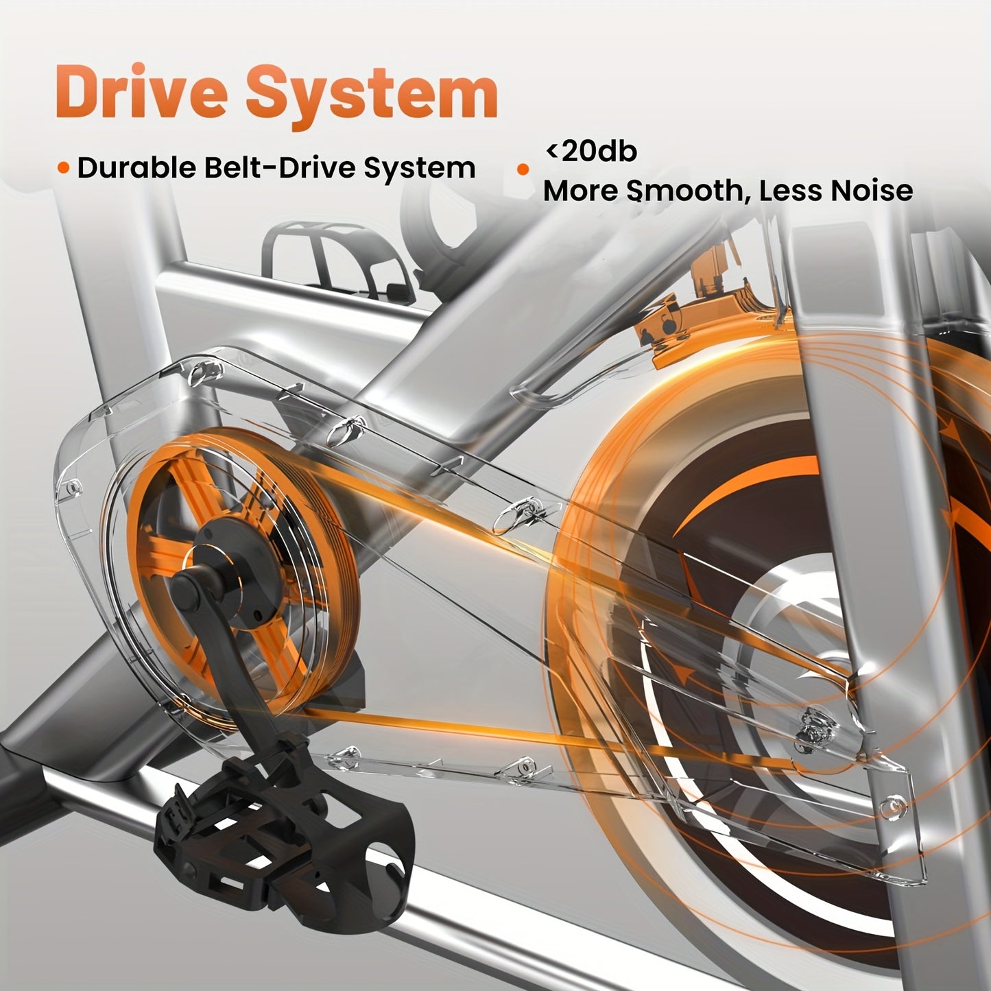 Stationary Cycle Bike With Digital Display And Comfortable Seat