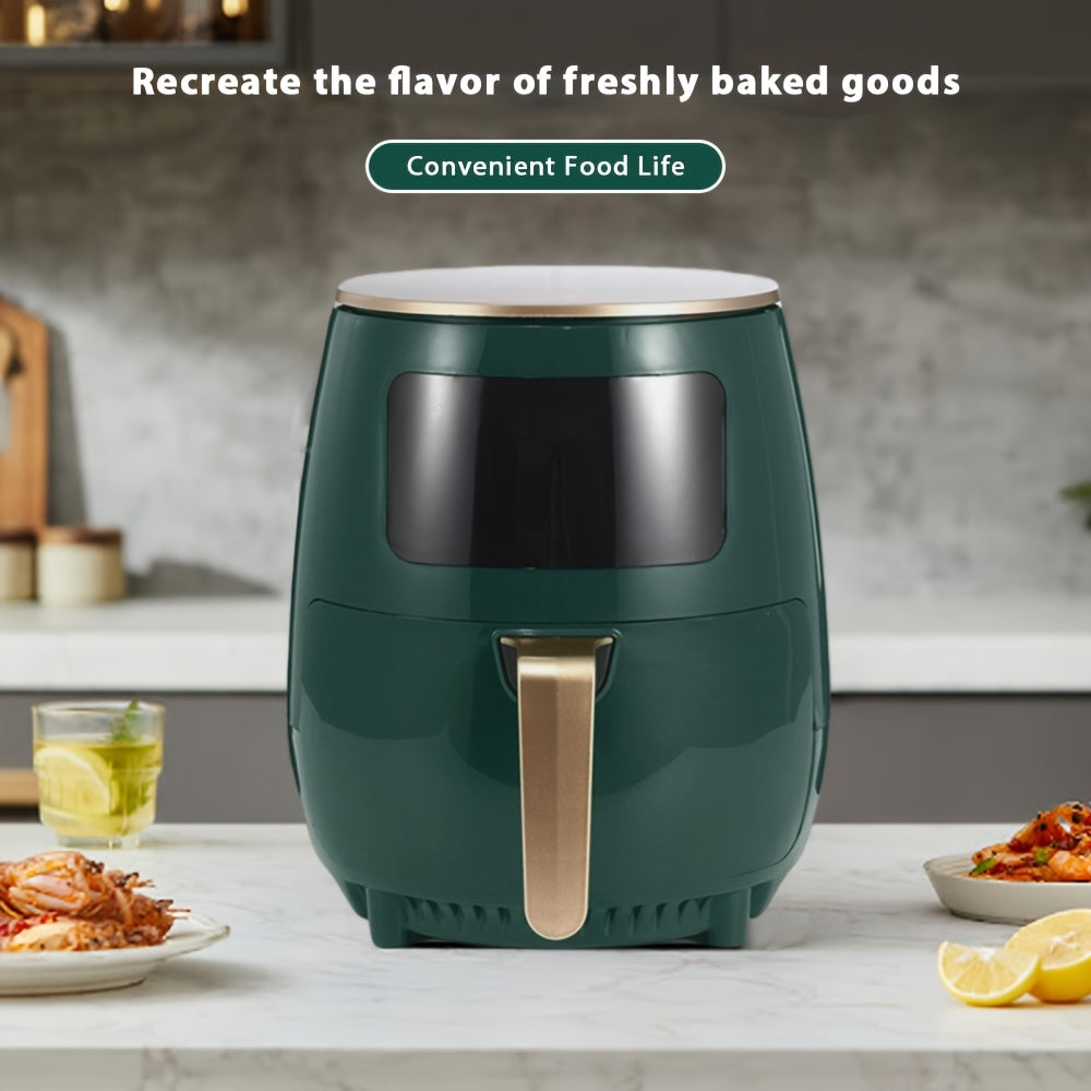 Smart Electric Air Fryer - Large Capacity with Visual Window