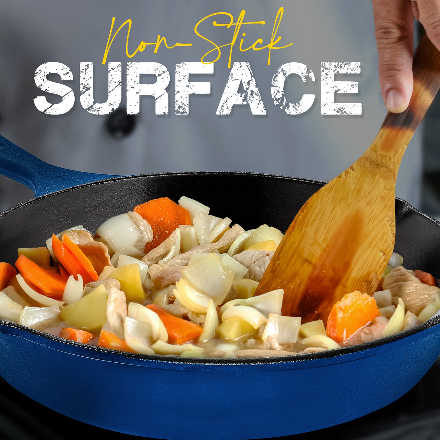 Utopia Kitchen Pre-Seasoned Cast Iron Skillet 3 Piece Set