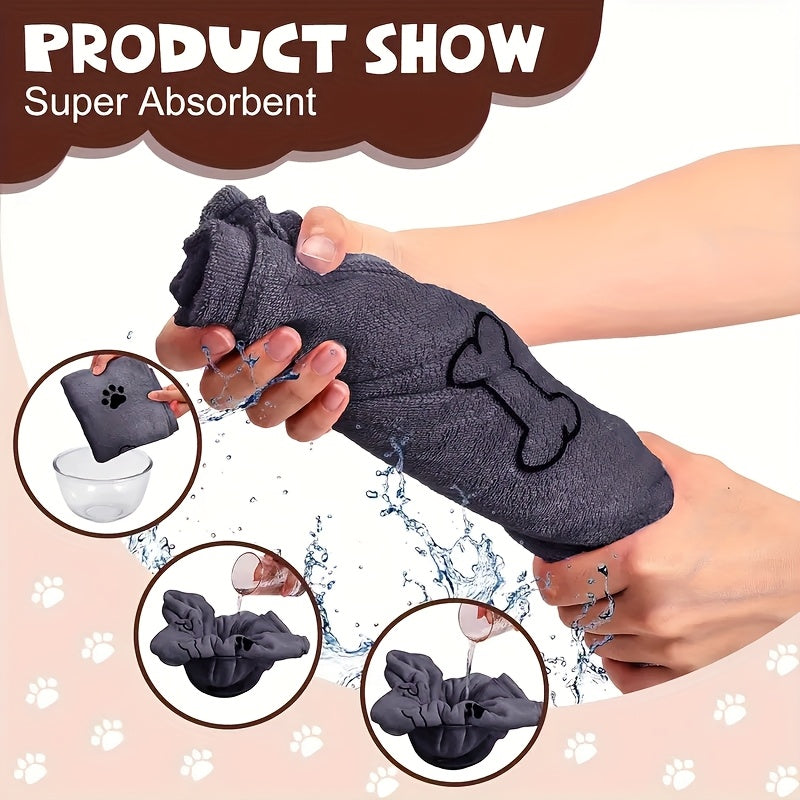 One Pet Bath Towel Quick Drying Absorbent For Dogs Cats