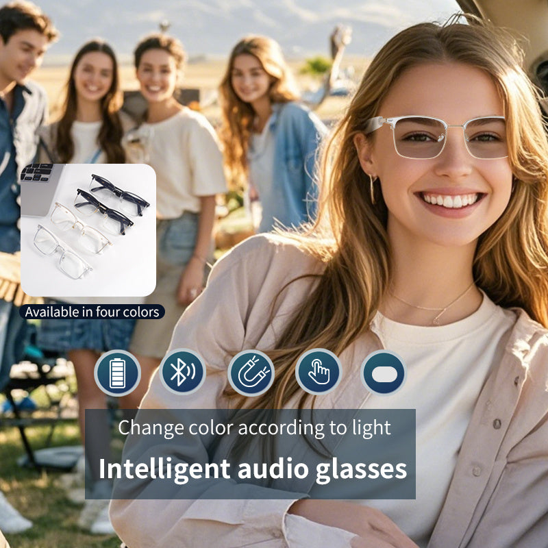 Smart Audio Glasses - USB Rechargeable, Comfort Fit for Men and Women