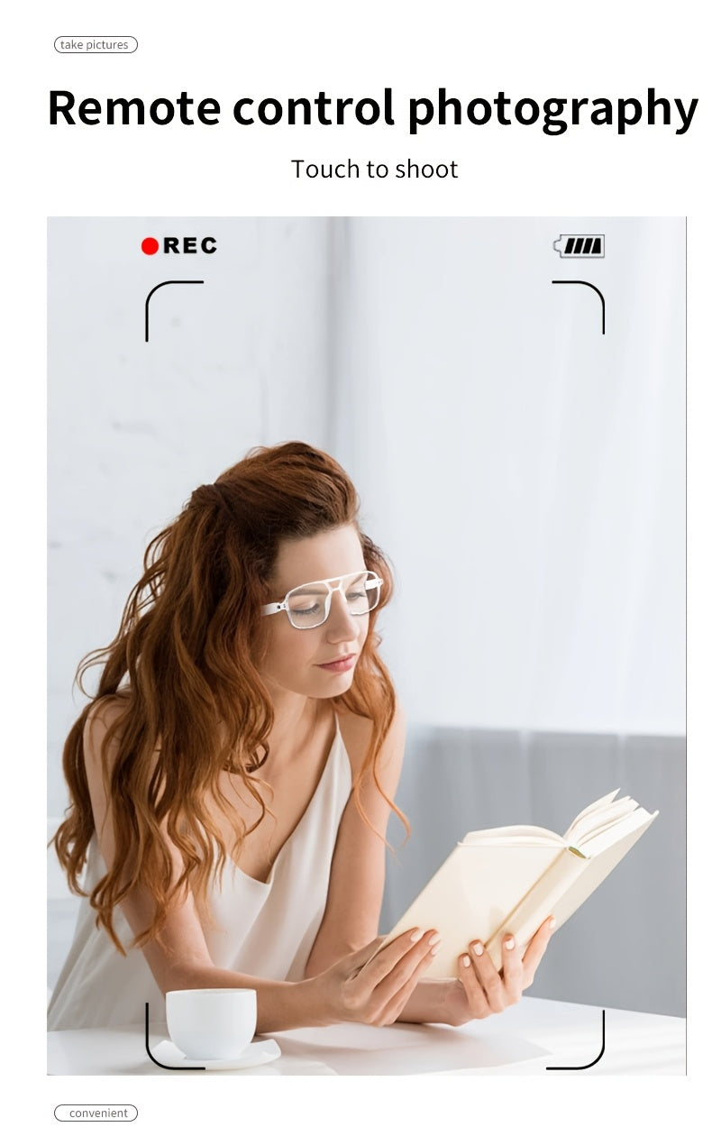 Smart Audio Color-Changing Glasses, Built-In Microphone And Speaker