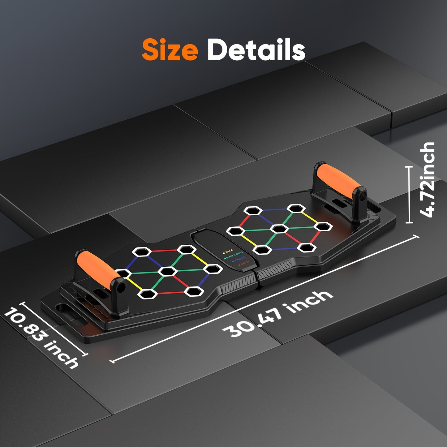 Foldable Push Up Board, 25-In-1 Multifunction Gym Equipment