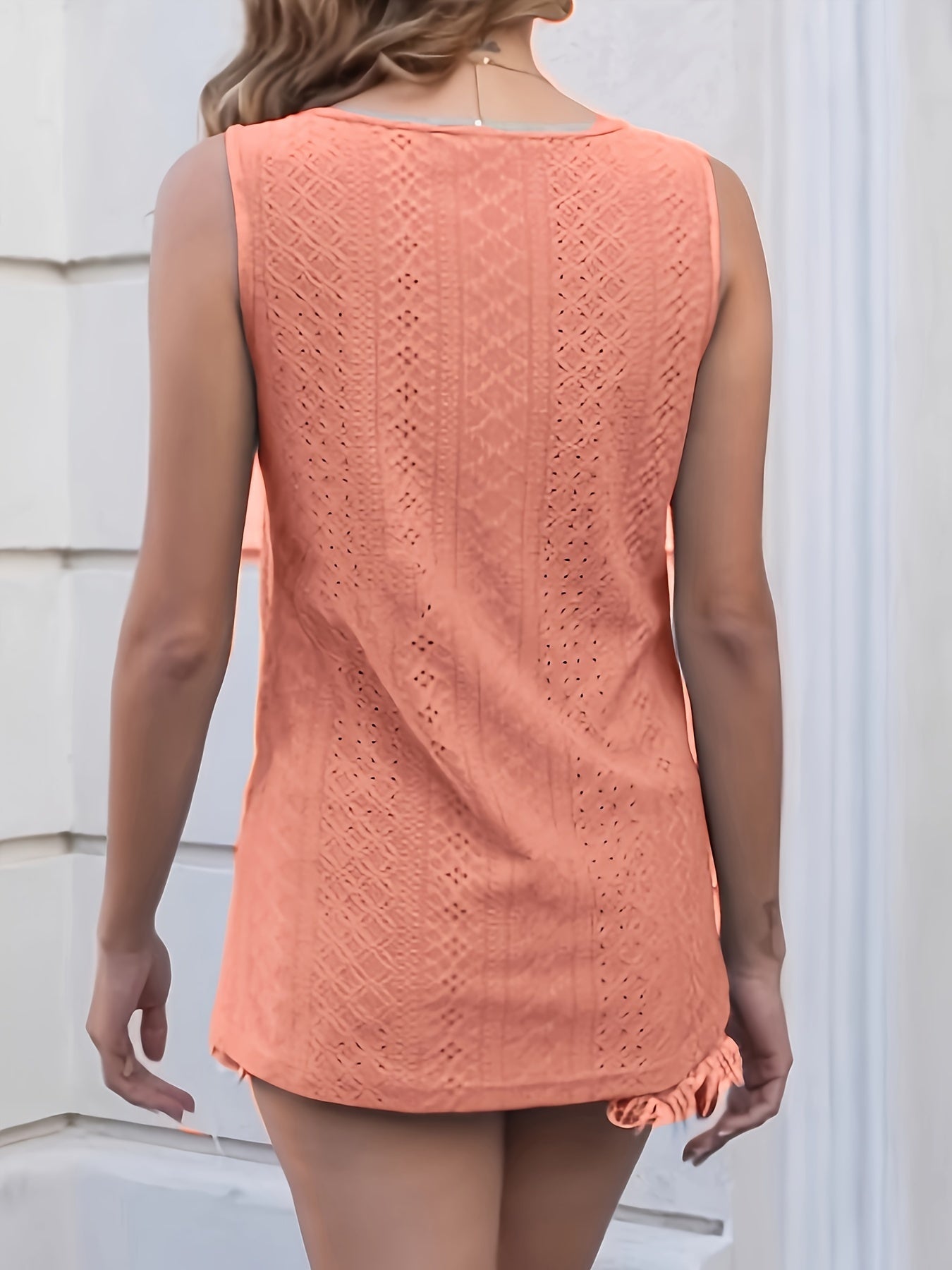 Ladies V-Neck Sleeveless Comfortable Tops Casual Vest Women