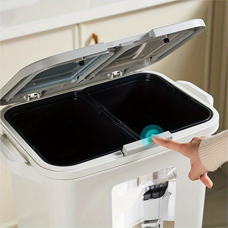 1pc Large Capacity Classified Multi-Tier Trash Can for Separation