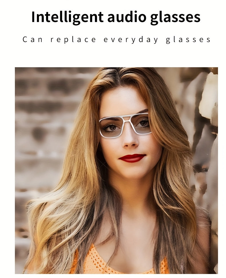 Smart Audio Color-Changing Glasses, Built-In Microphone And Speaker