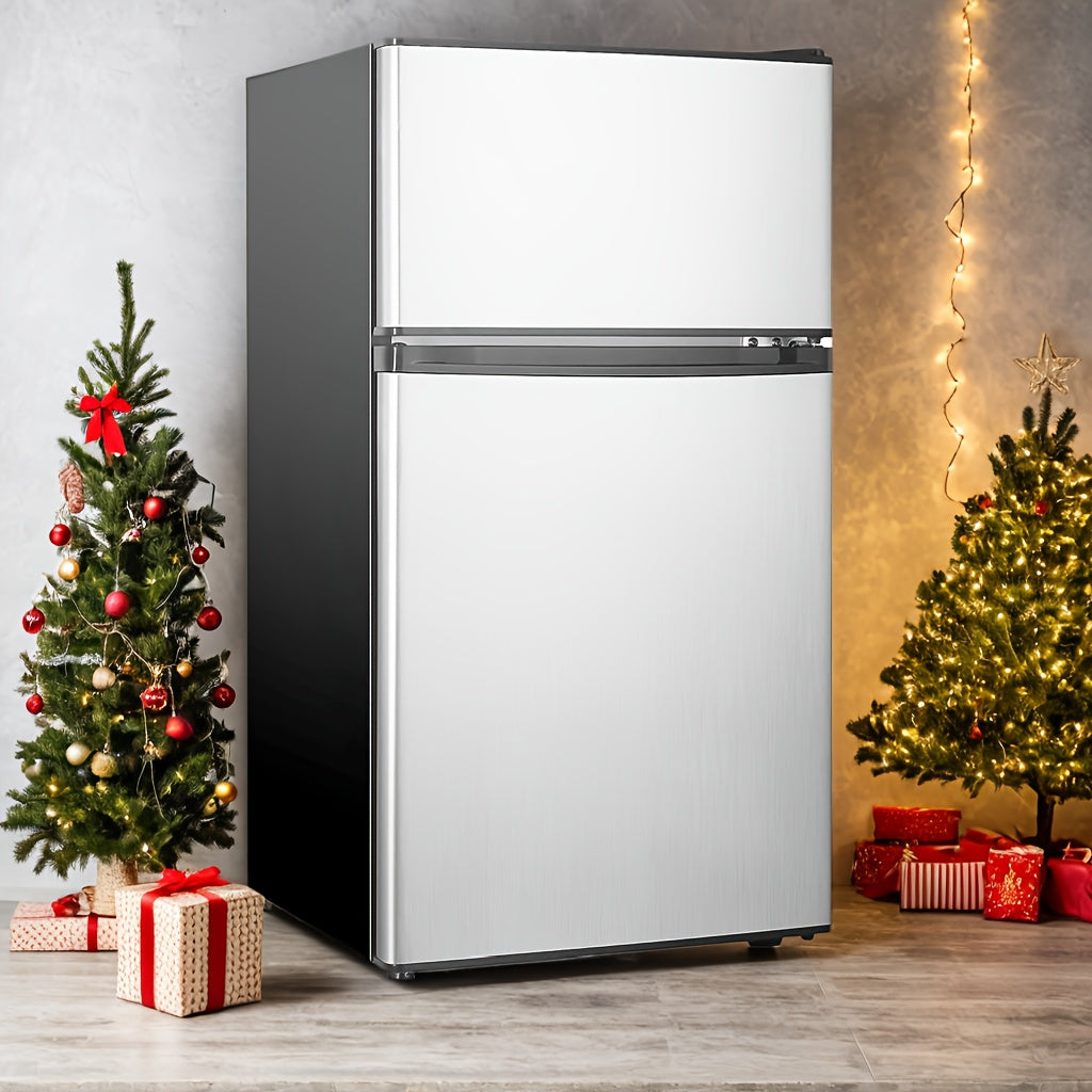 Half Scale Compact Double-Layer Refrigerator Freezer Two Mode