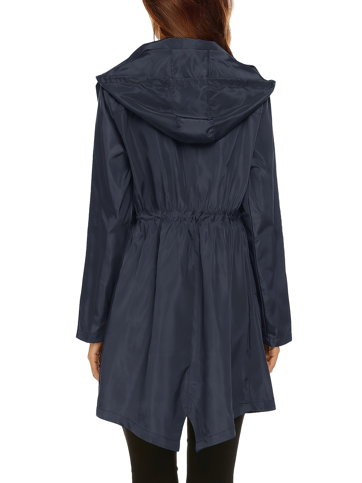 BASHAFO Hooded Raincoat Lightweight Portable Rainy Season