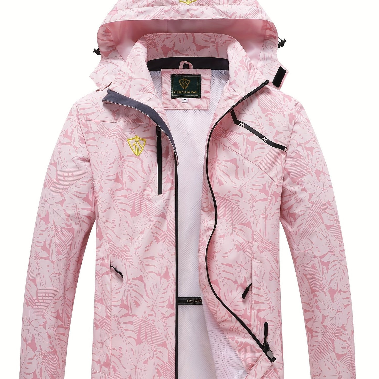 Womens Rain Jacket Lightweight Active Outdoor Raincoat With Removable Hood