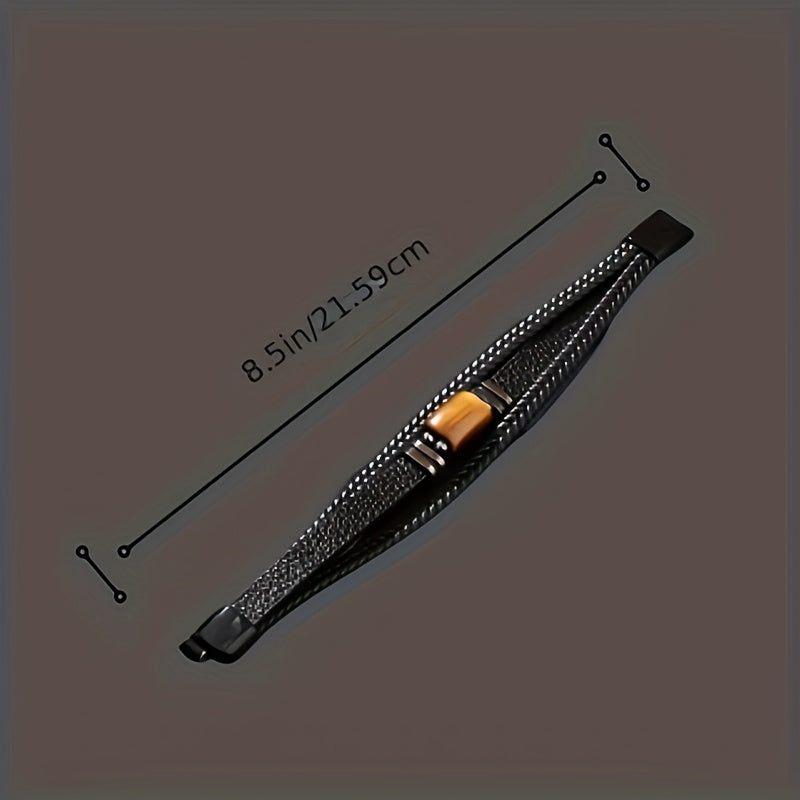 Double Stone Personalized Bracelet Birthday Gift Hot Selling Men's Jewelry