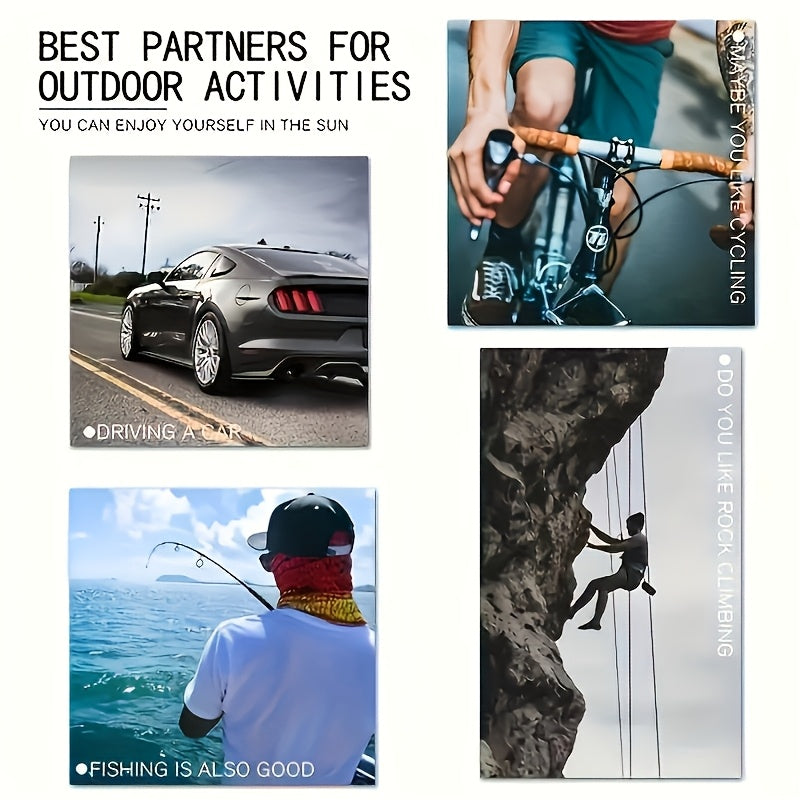 4-Pcs Polarized Men's Glasses for Fashionable Summer Sports