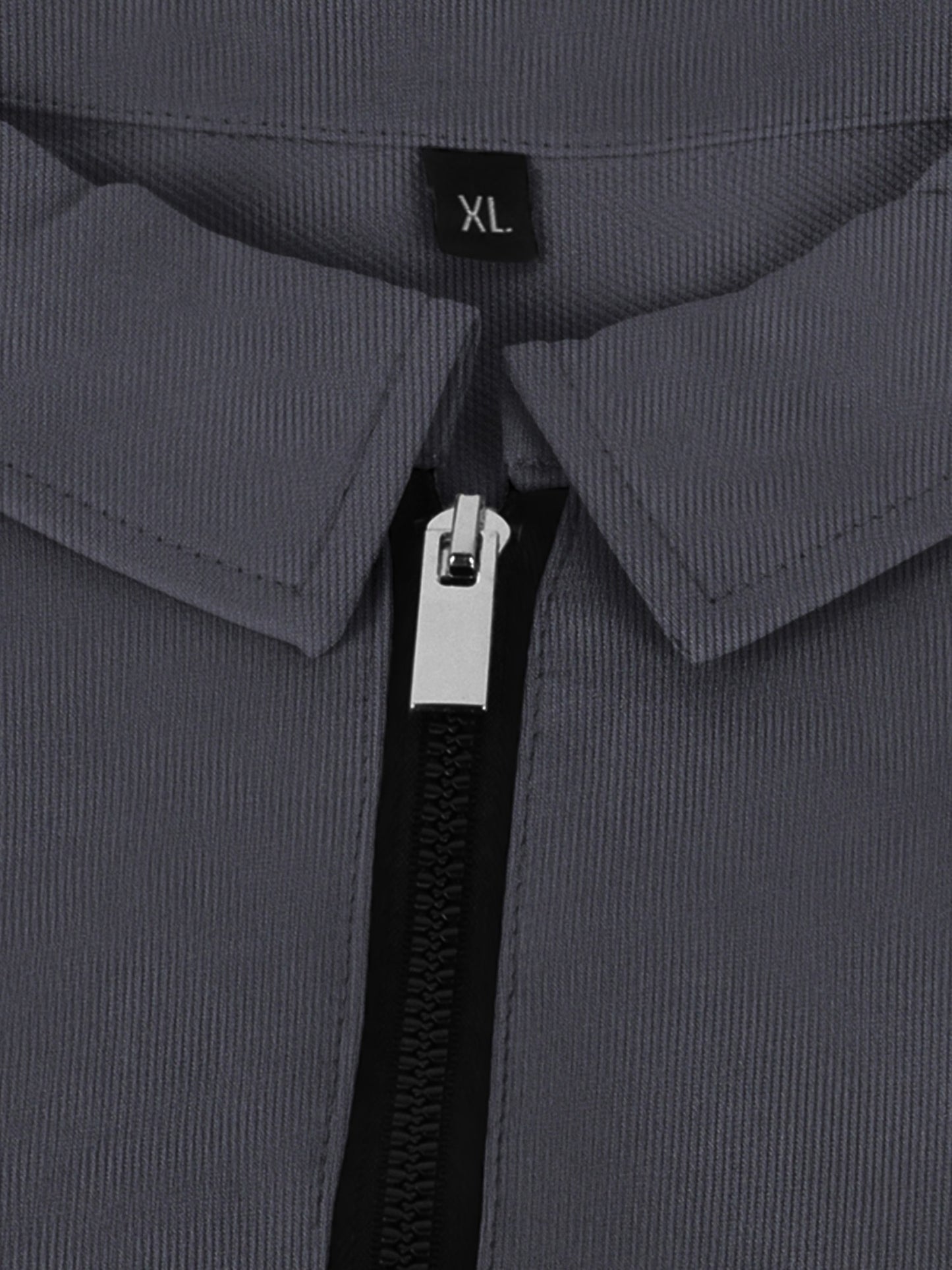 Men's Short Sleeve Full Zip Closure Golf Shirt Moisture Wicking Breathable Solid Color Summer Top Regular Fit Machine Washable