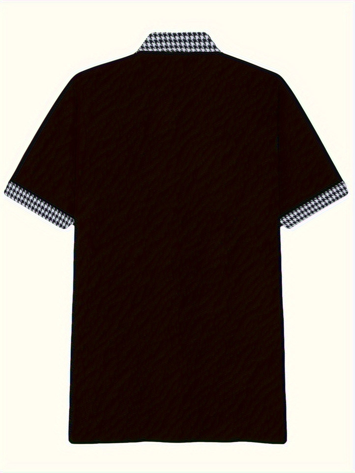 Stylish and Comfortable Men's Plus Size Plaid Polo Shirt