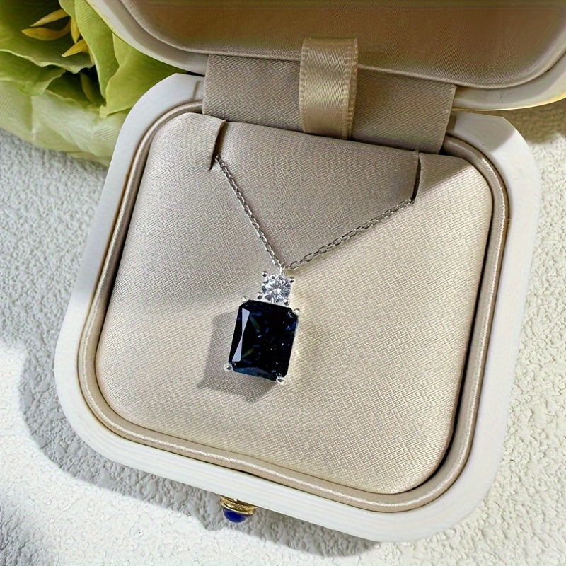 18k Golden Plated 925 Silver Moissanite Pendant Necklace