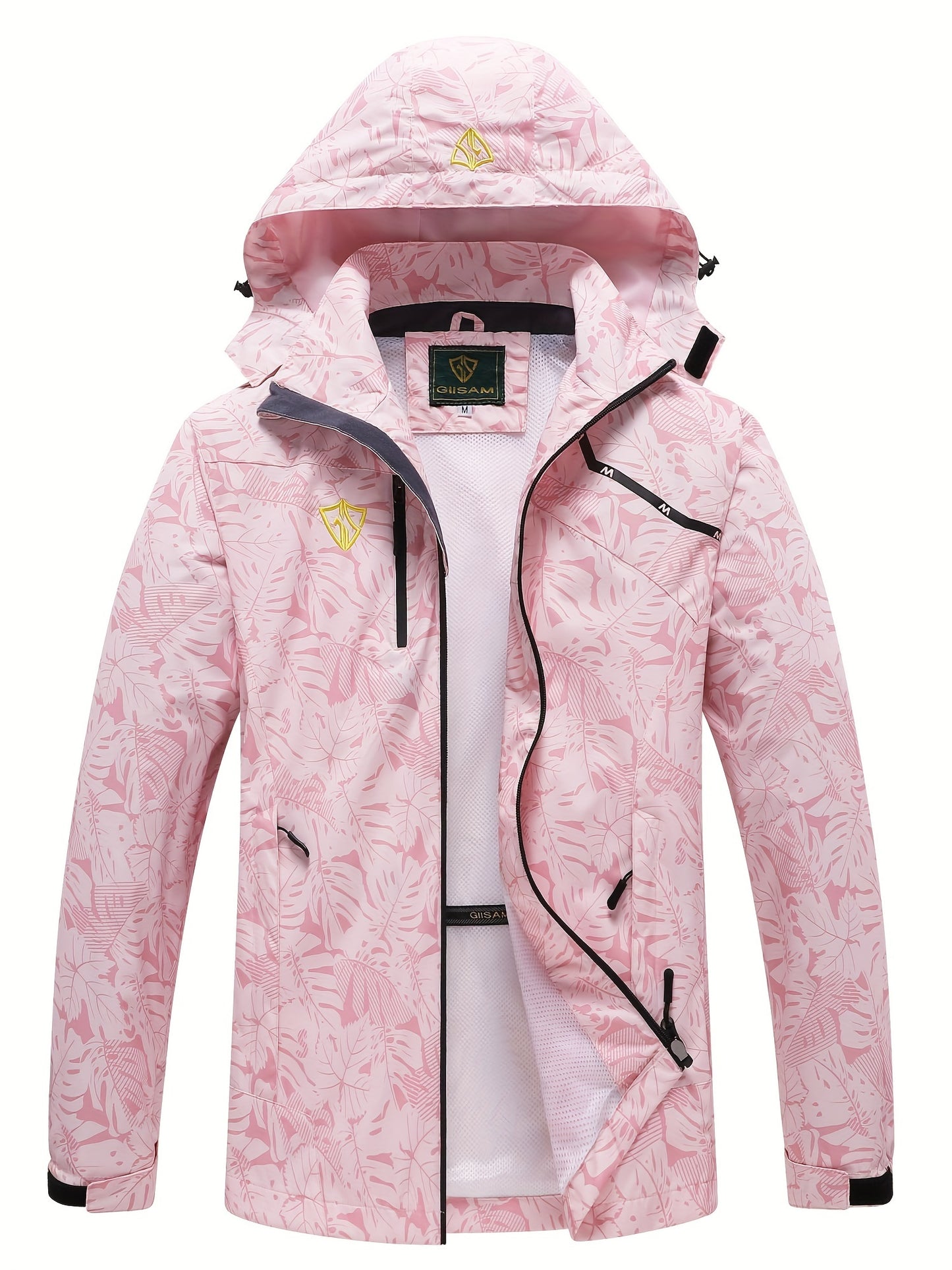 Womens Rain Jacket Lightweight Active Outdoor Raincoat With Removable Hood