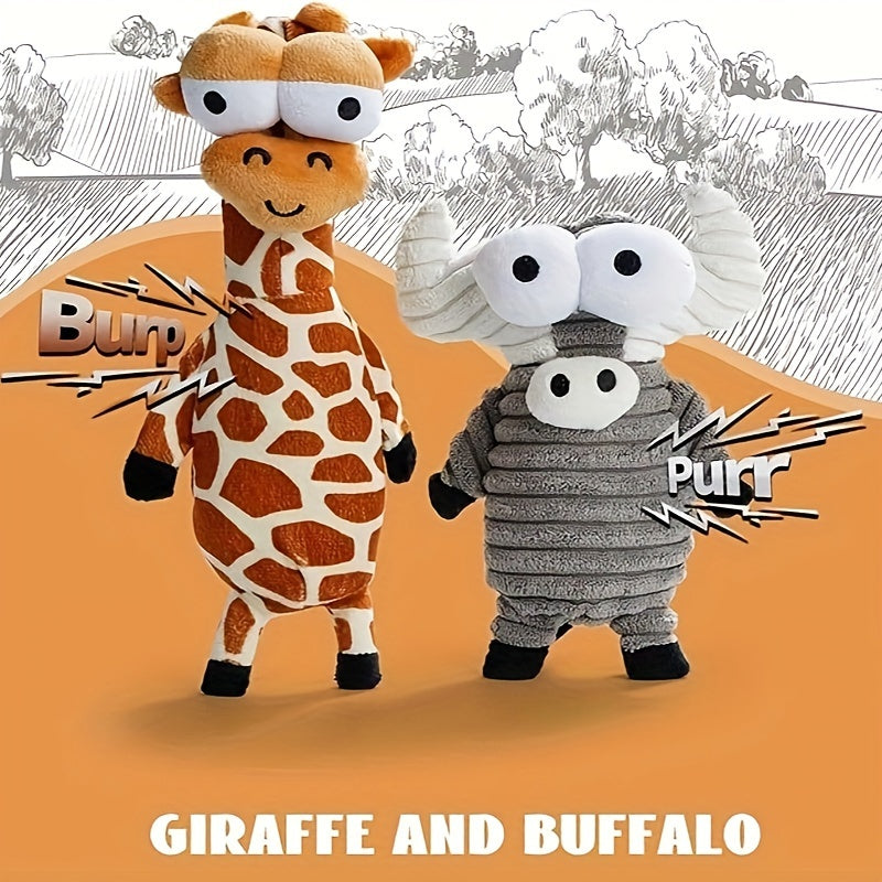 Nocciola Dog Squeaky Toy Set Five Plush Interactive Toys